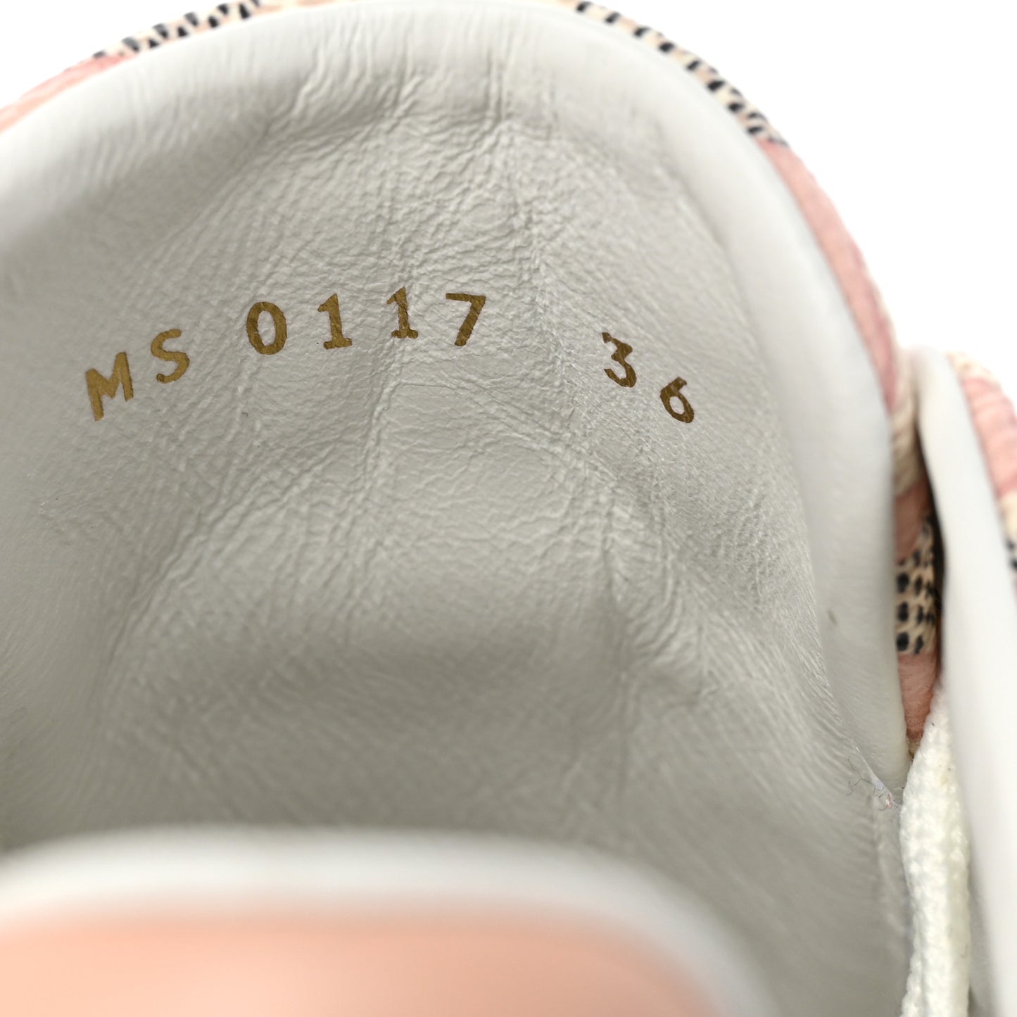 Damier Azur Tahitienne Bora Bora Sneakers 36 Rose Ballerine