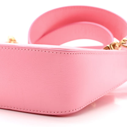 Givenchy Smooth Calfskin Mini Moon Cut Out Shoulder Bag Bright Pink 10 of 10