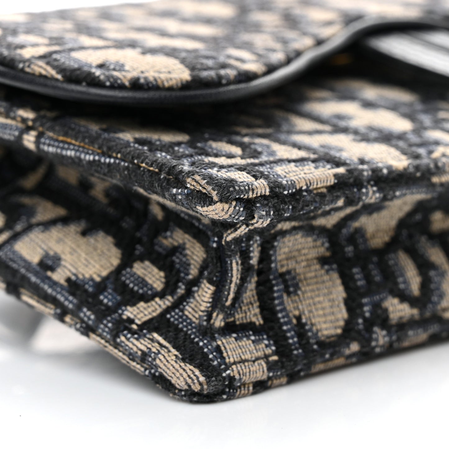 Oblique Saddle Belt Bag Blue