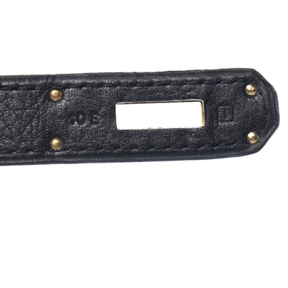 Hermes Taurillon Clemence Birkin 35 Black 6 of 11