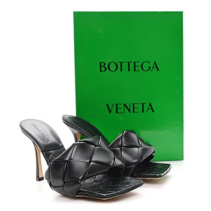 Bottega Veneta Nappa Maxi Intrecciato Lido Mule Sandals 38.5 Black 9 of 9