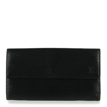 Louis Vuitton Epi Sarah Wallet Black 1 of 7