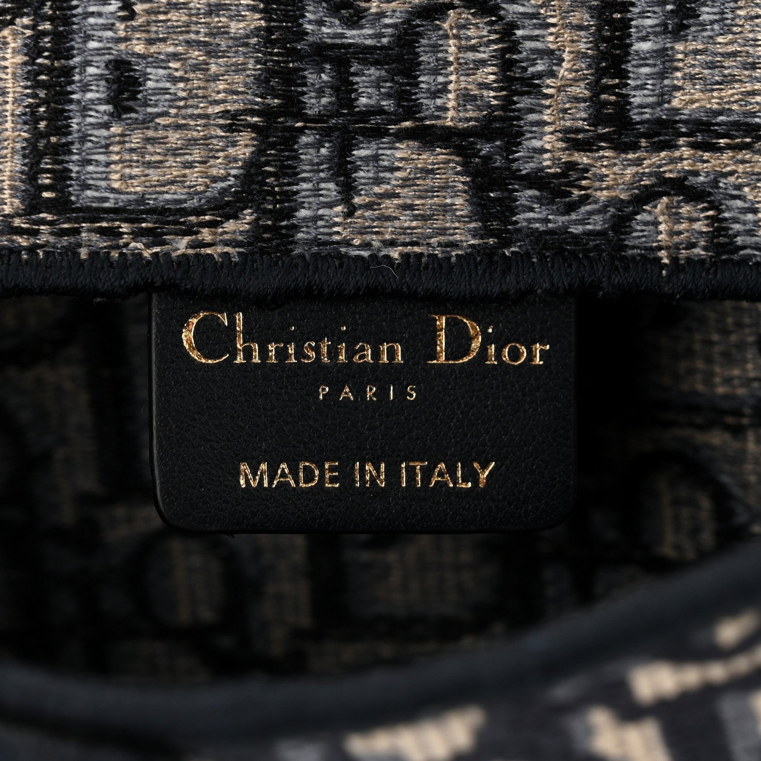 Christian Dior Oblique Slim Saddle Pouch Blue 6 of 10