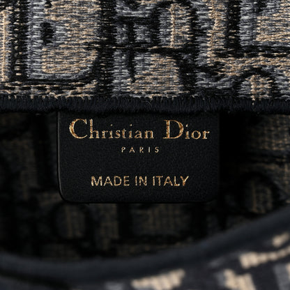Christian Dior Oblique Slim Saddle Pouch Blue 6 of 10