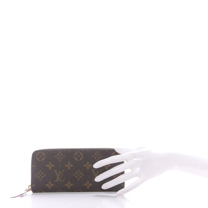 Louis Vuitton Monogram Clemence Wallet Rose Ballerine 2 of 9
