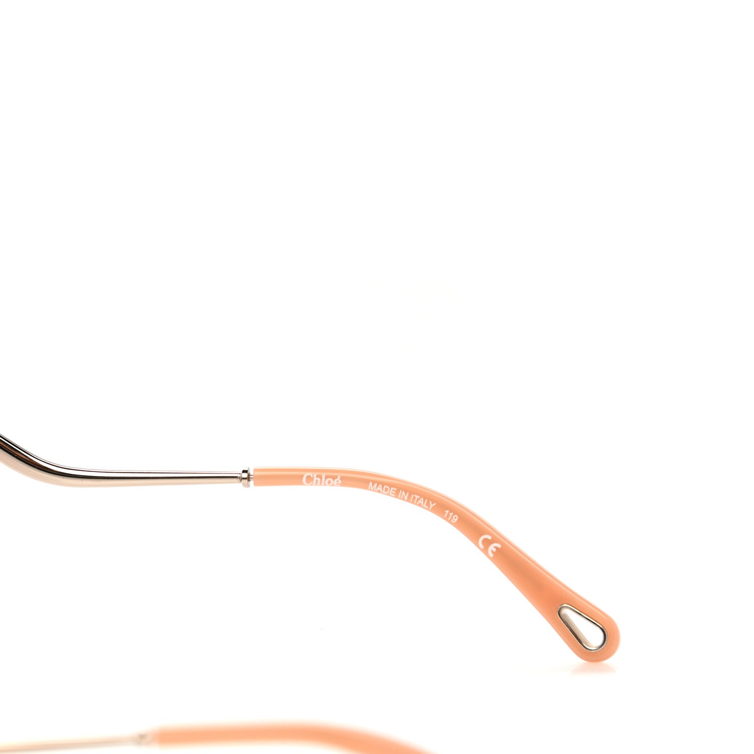 Chloe Oversize Round Sunglasses CE153S Silver Pink 5 of 7