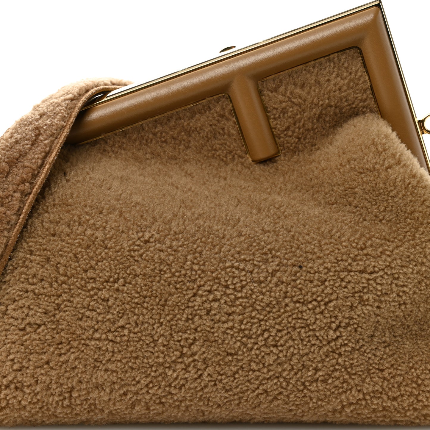 Shearling Medium Fendi First Camel