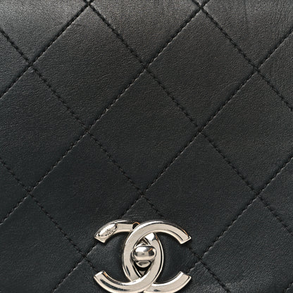 Chanel Calfskin Stitched Small Ring My Bag Flap Crossbody Bag Black 8 of 10
