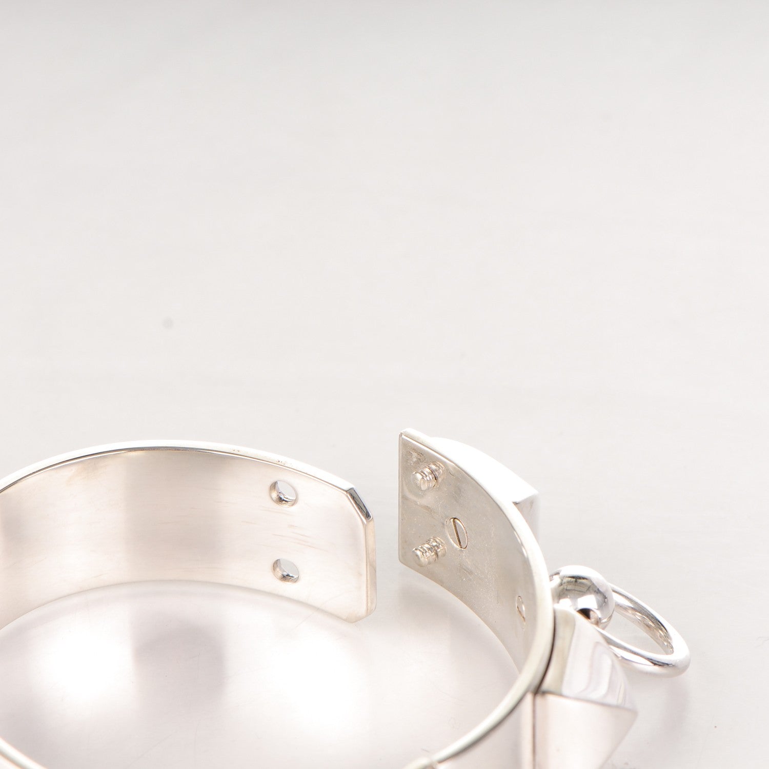 Hermes Sterling Silver MM Collier De Chien Bracelet SH 5 of 5