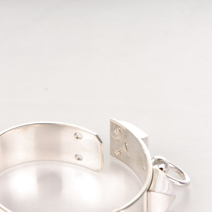 Hermes Sterling Silver MM Collier De Chien Bracelet SH 5 of 5