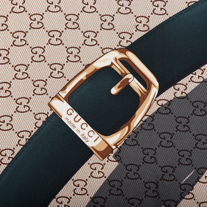 Gucci Silk Monogram Horsebit Square Scarf 2 of 3