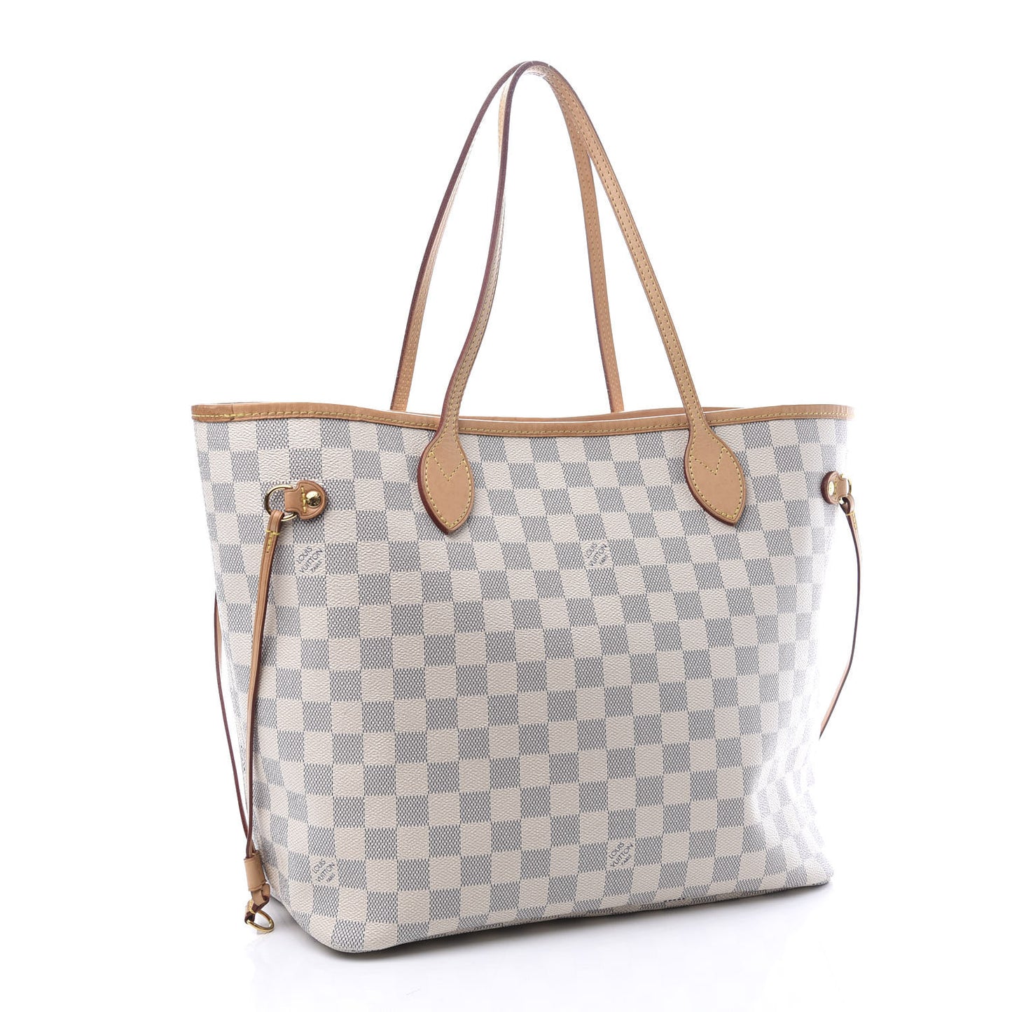 Damier Azur Neo Neverfull MM Rose Ballerine