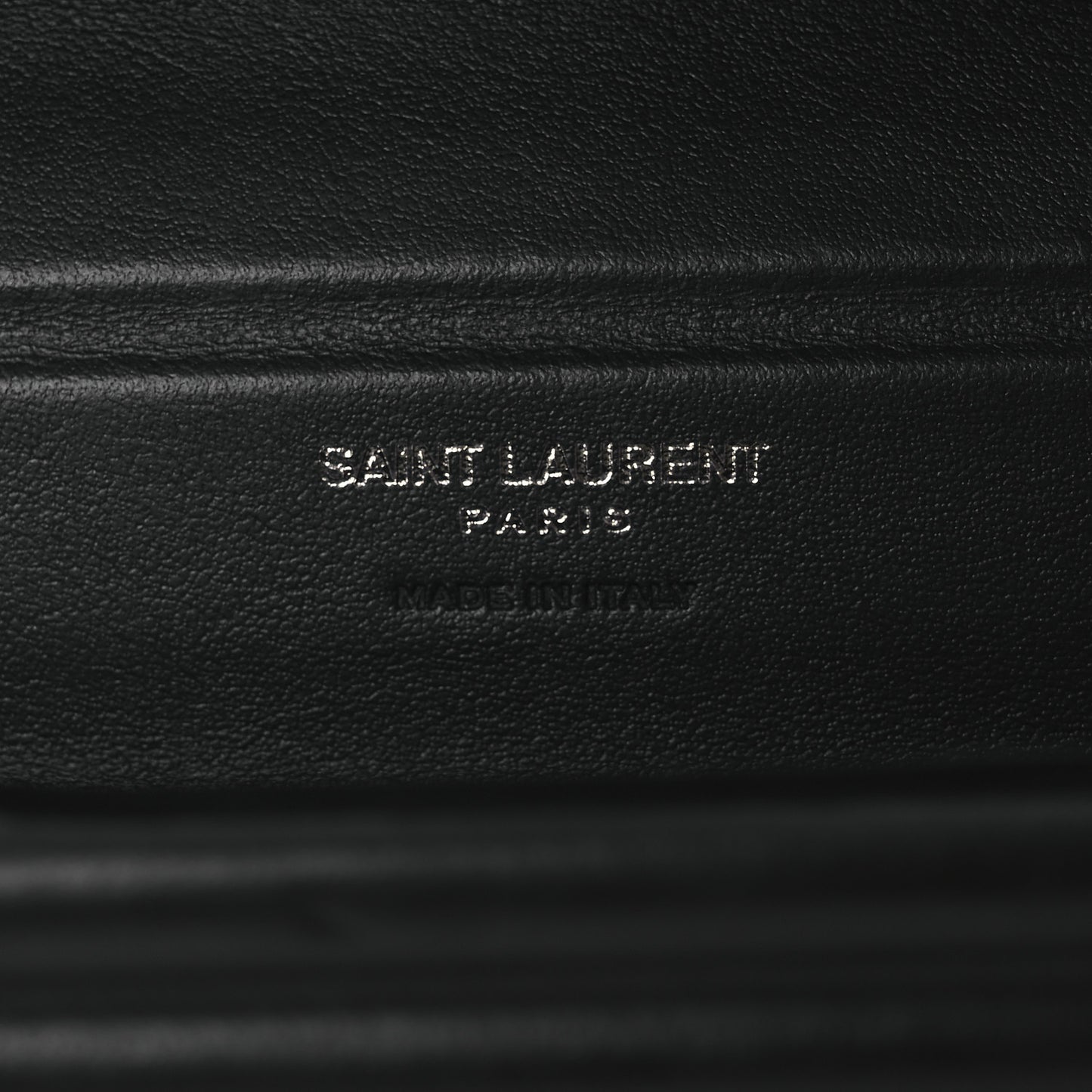 Calfskin Opyum Clutch Black