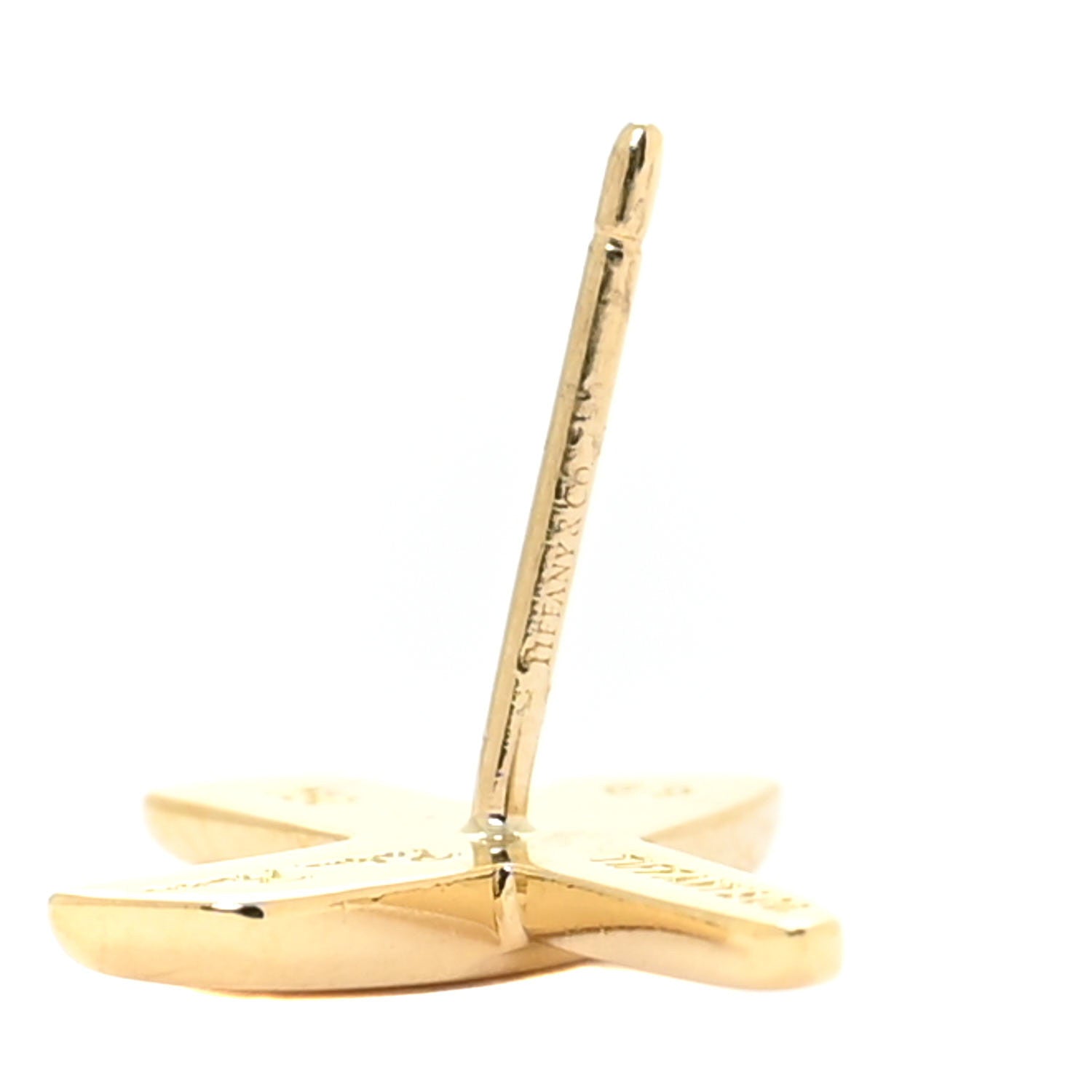 Tiffany 18K Yellow Gold Paloma's Graffiti X Earrings 6 of 7