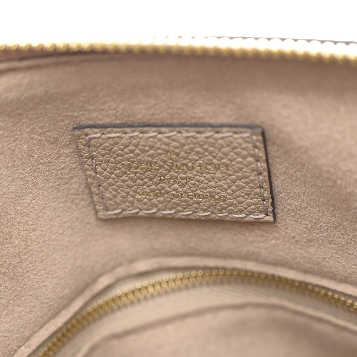 Louis Vuitton Empreinte Monogram Giant Speedy Bandouliere 25 Tourterelle 6 of 9