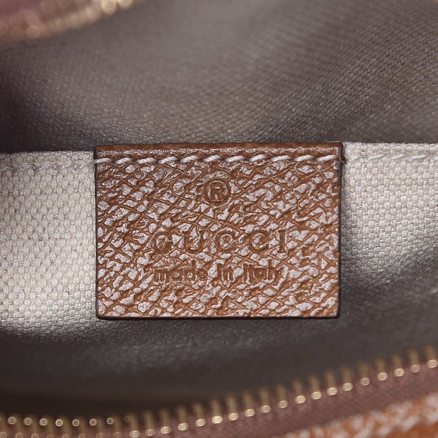 Monogram Mini Bree Messenger Bag Beige Tabacco
