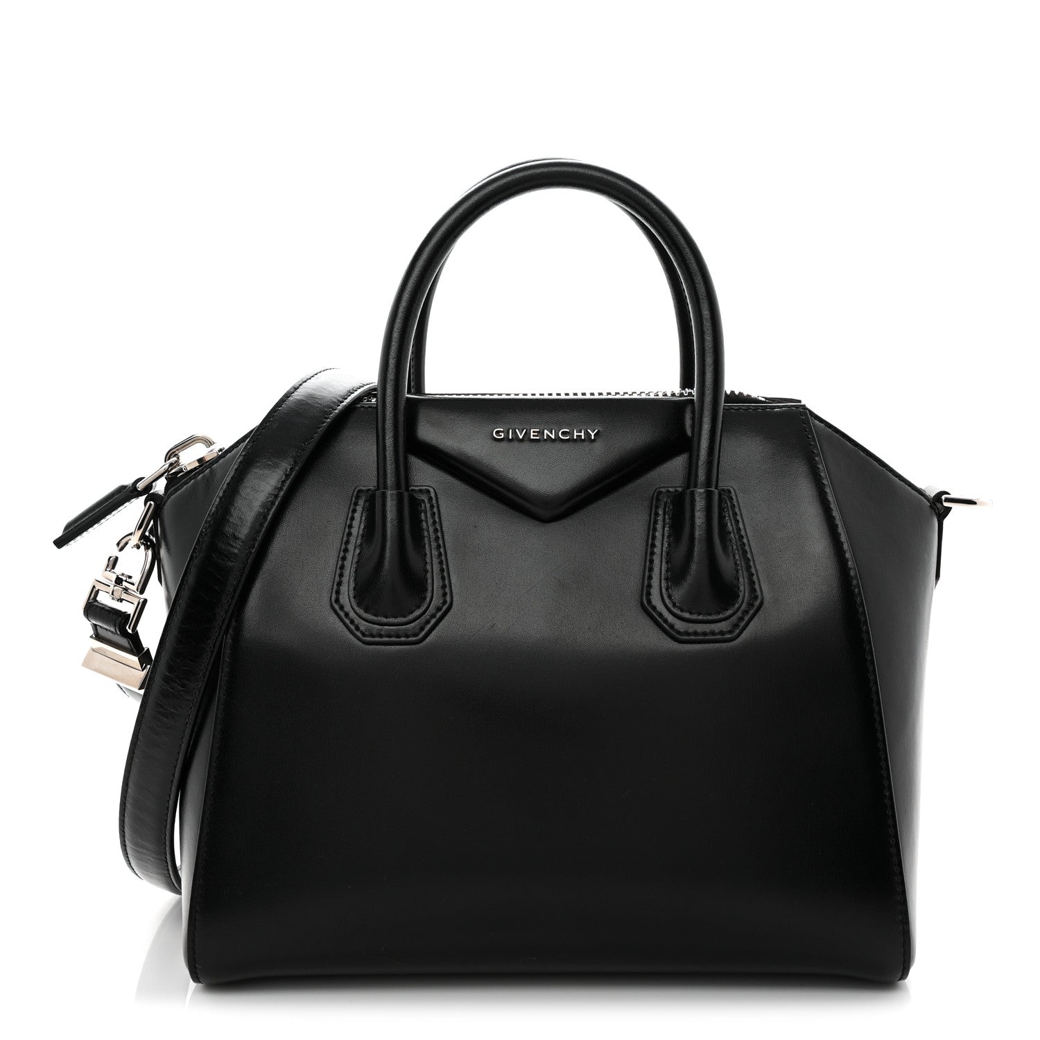 Givenchy Shiny Lord Calfskin Small Antigona Black 1 of 11