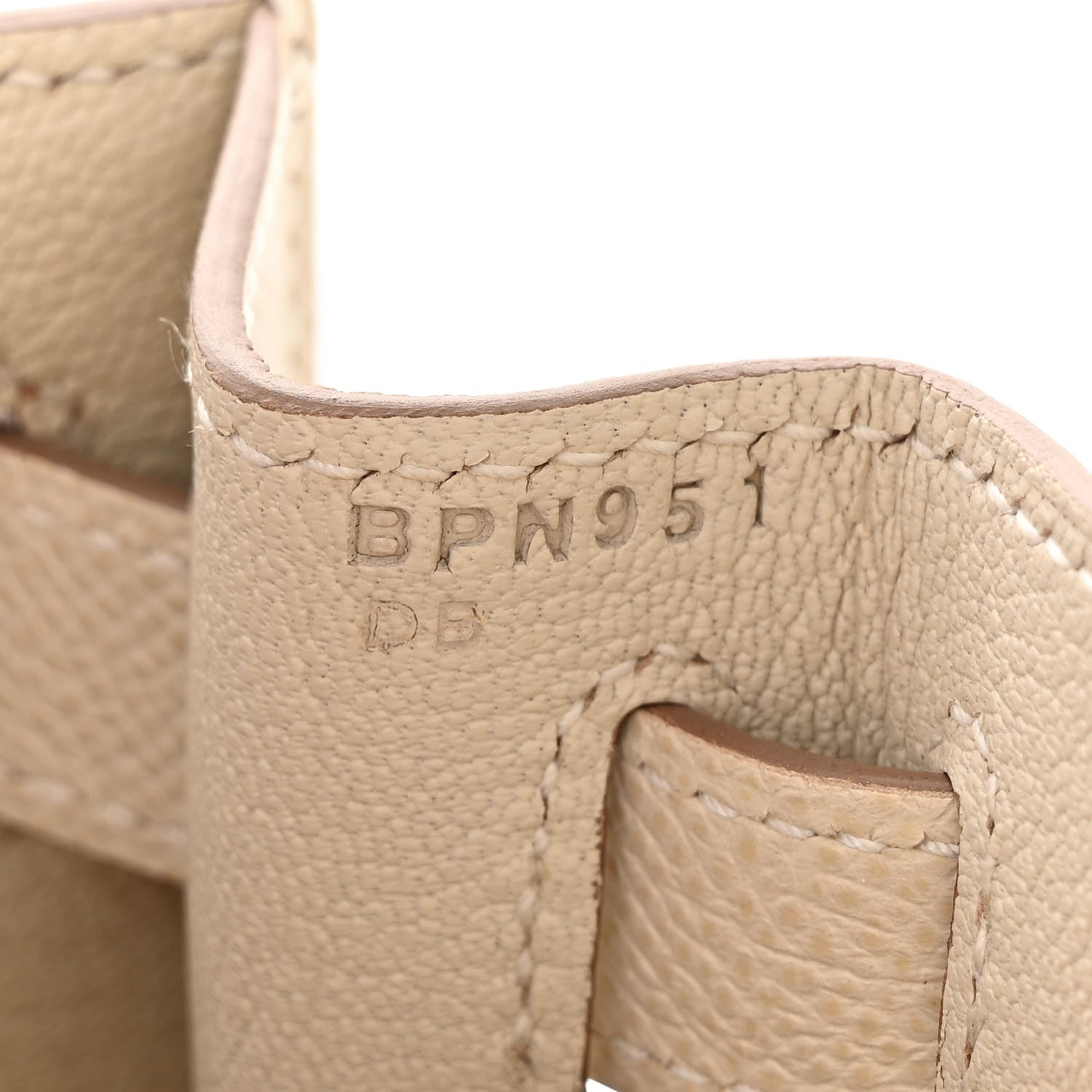Hermes Epsom Kelly Sellier 28 Craie 7 of 12