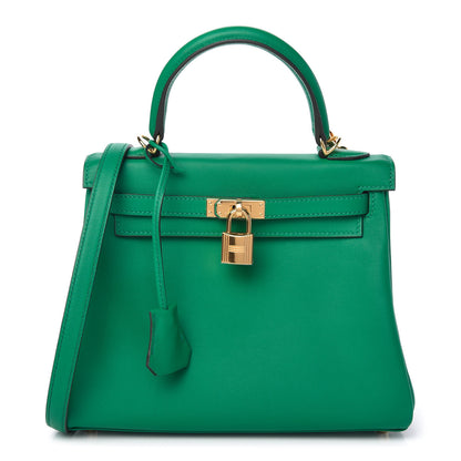 Hermes Swift Kelly Retourne 25 Vert Vertigo 1 of 12