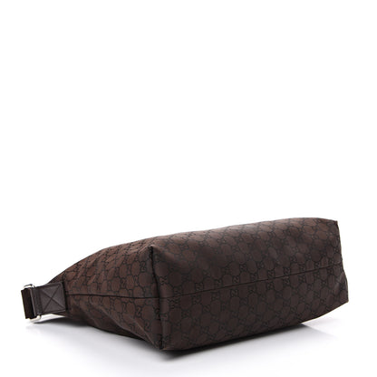 Gucci Nylon Monogram Large Messenger Brown 3 of 15