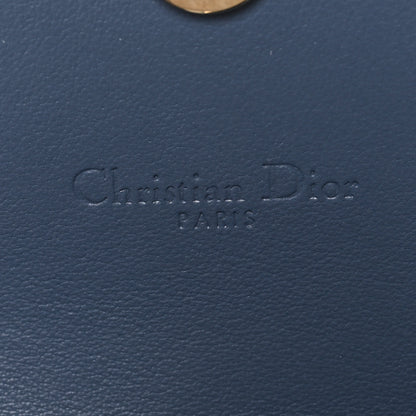 Christian Dior Patent Cannage Mini Pouch on Chain Navy Blue 5 of 6