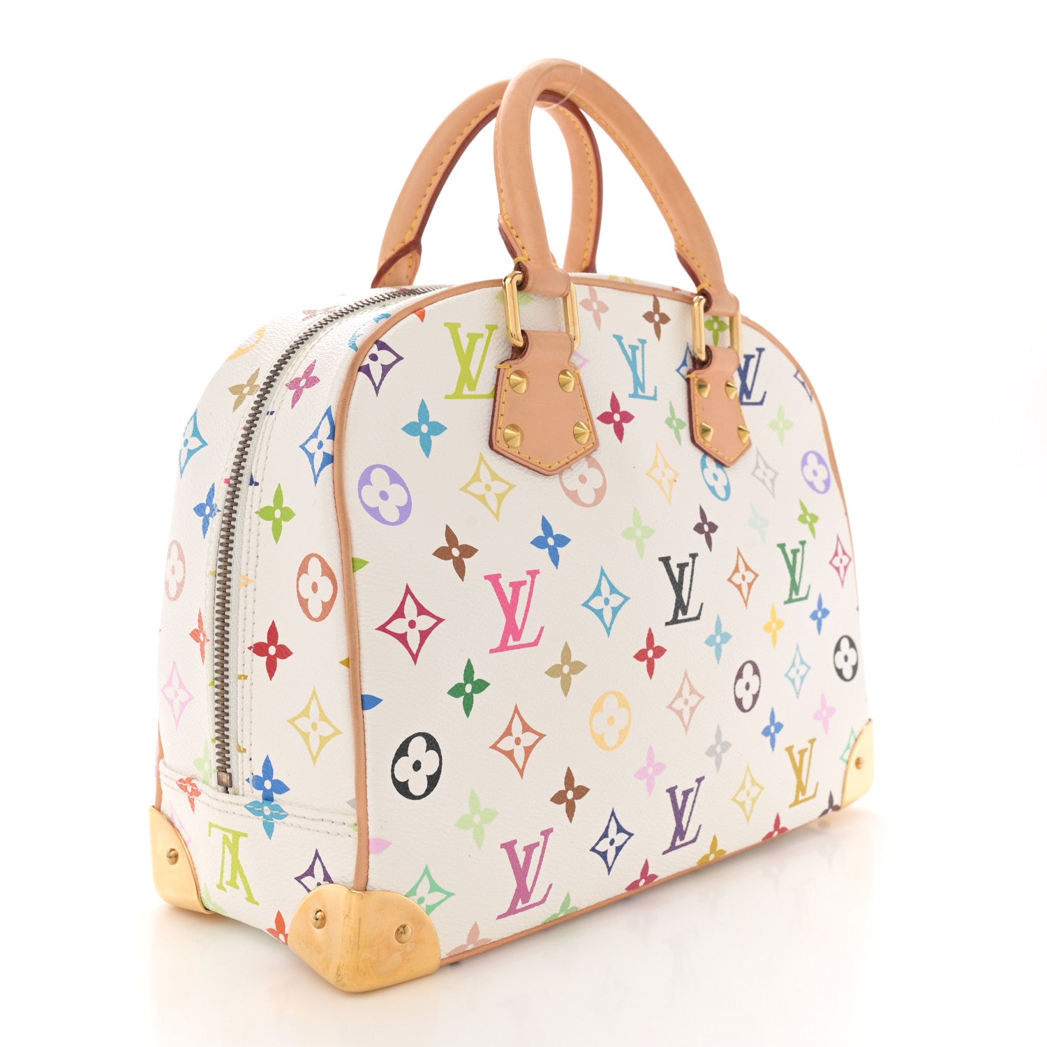 Louis Vuitton Monogram Multicolor Trouville White 3 of 10