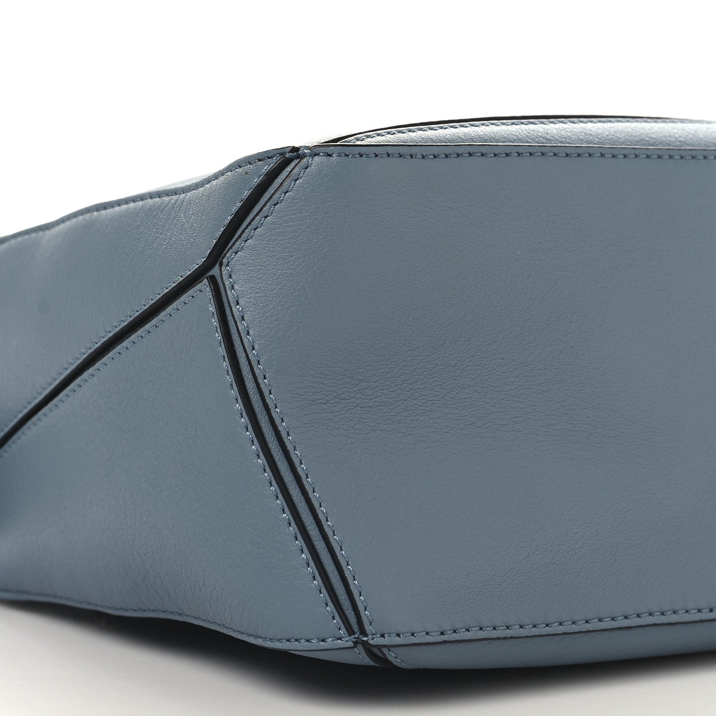 Calfskin Small Puzzle Bag Stone Blue