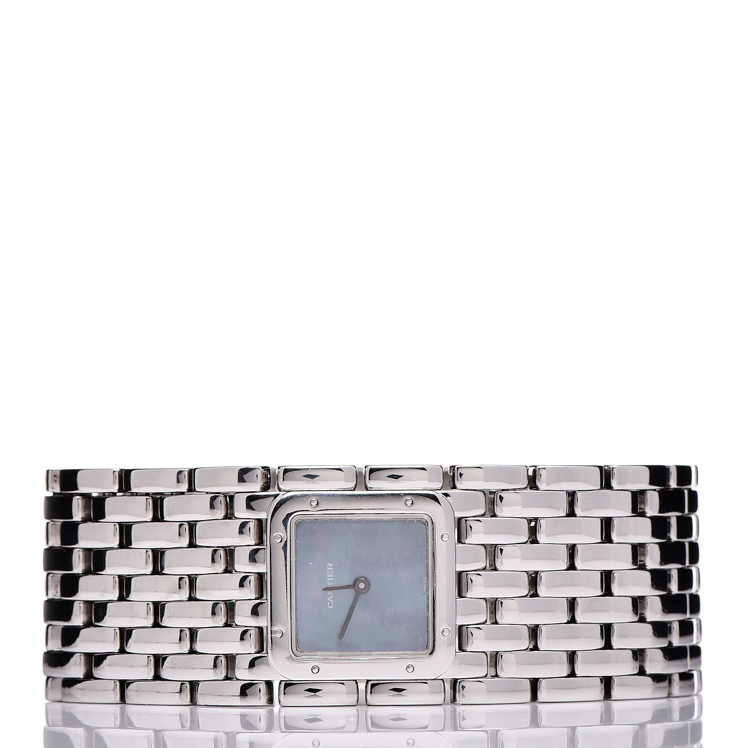 Cartier Stainless Steel 21mm Panthere Ruban Quartz Watch 3 of 8