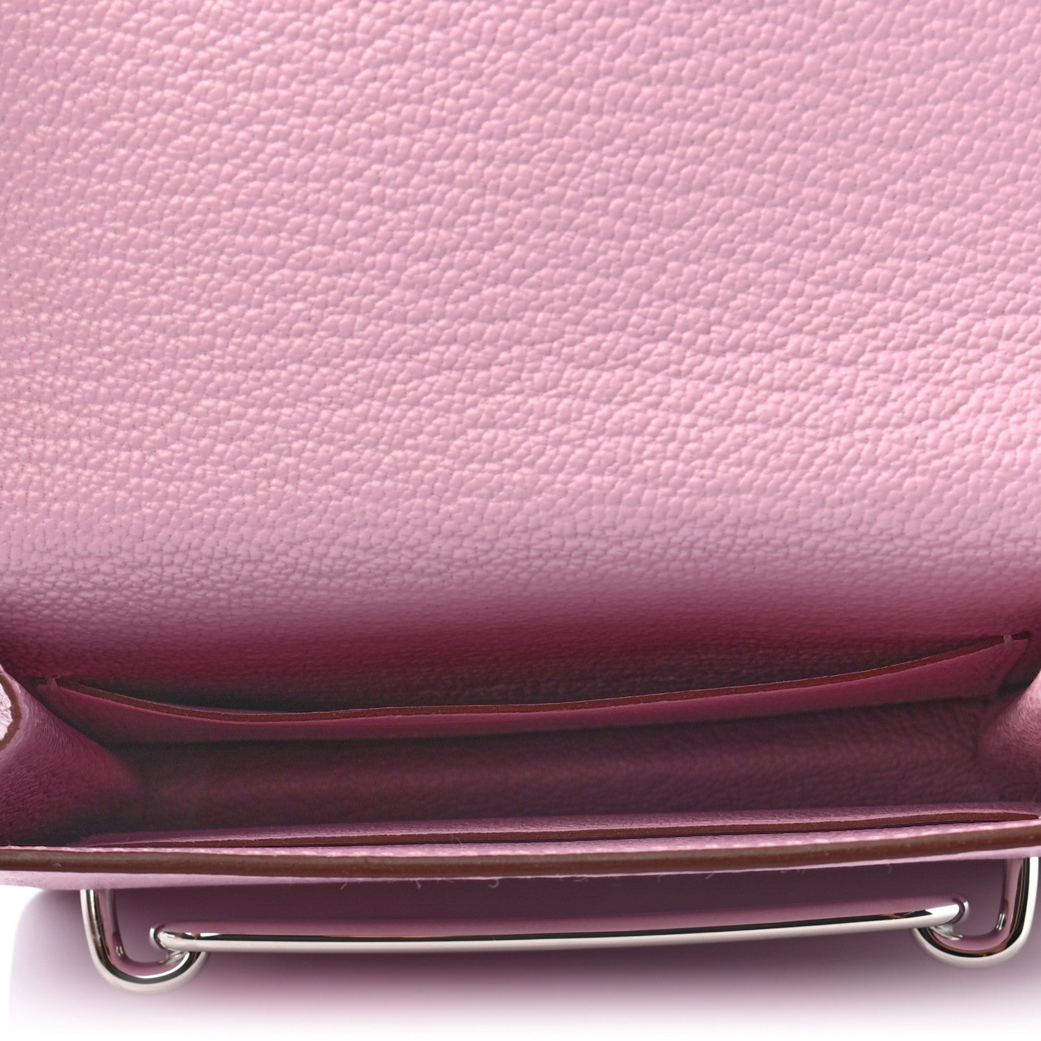 Hermes Chevre Mysore Roulis Slim Wallet Mauve Sylvestre 6 of 8