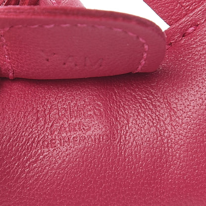 Hermes Milo Lambskin Grigri Rodeo Horse Bag Charm PM Rose Mexico 3 of 5