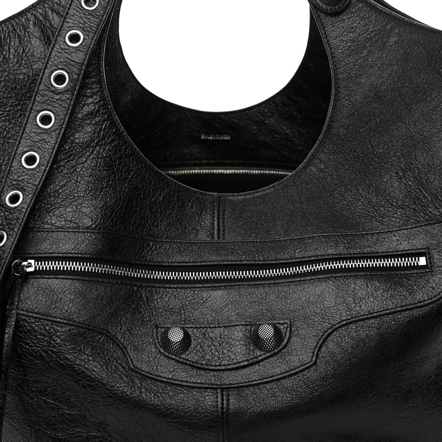 Agneau Arena Large Le Cagole Carry All Bag Black