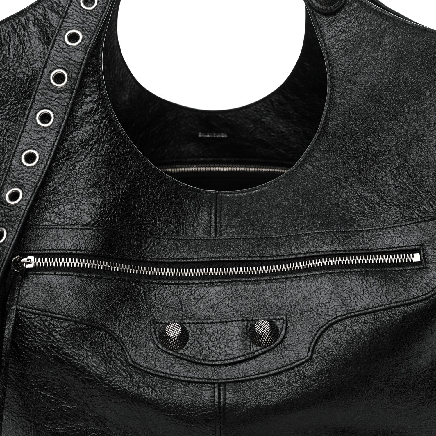 Balenciaga Agneau Arena Large Le Cagole Carry All Bag Black 9 of 11