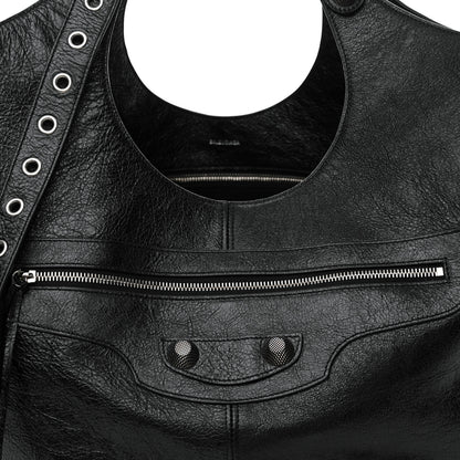 Balenciaga Agneau Arena Large Le Cagole Carry All Bag Black 9 of 11