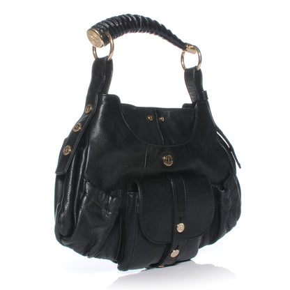 Saint Laurent Chevre Mala Mala Horn Bag Black 3 of 8
