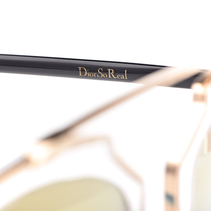 Christian Dior Mirrored So Real Sunglasses Gold 5 of 10