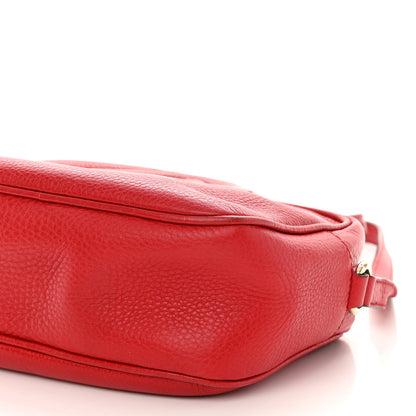 Gucci Pebbled Calfskin Small Soho Disco Bag Tabasco Red 9 of 13