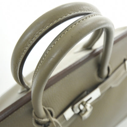 Hermes Taurillon Clemence Birkin 35 Etoupe 6 of 13