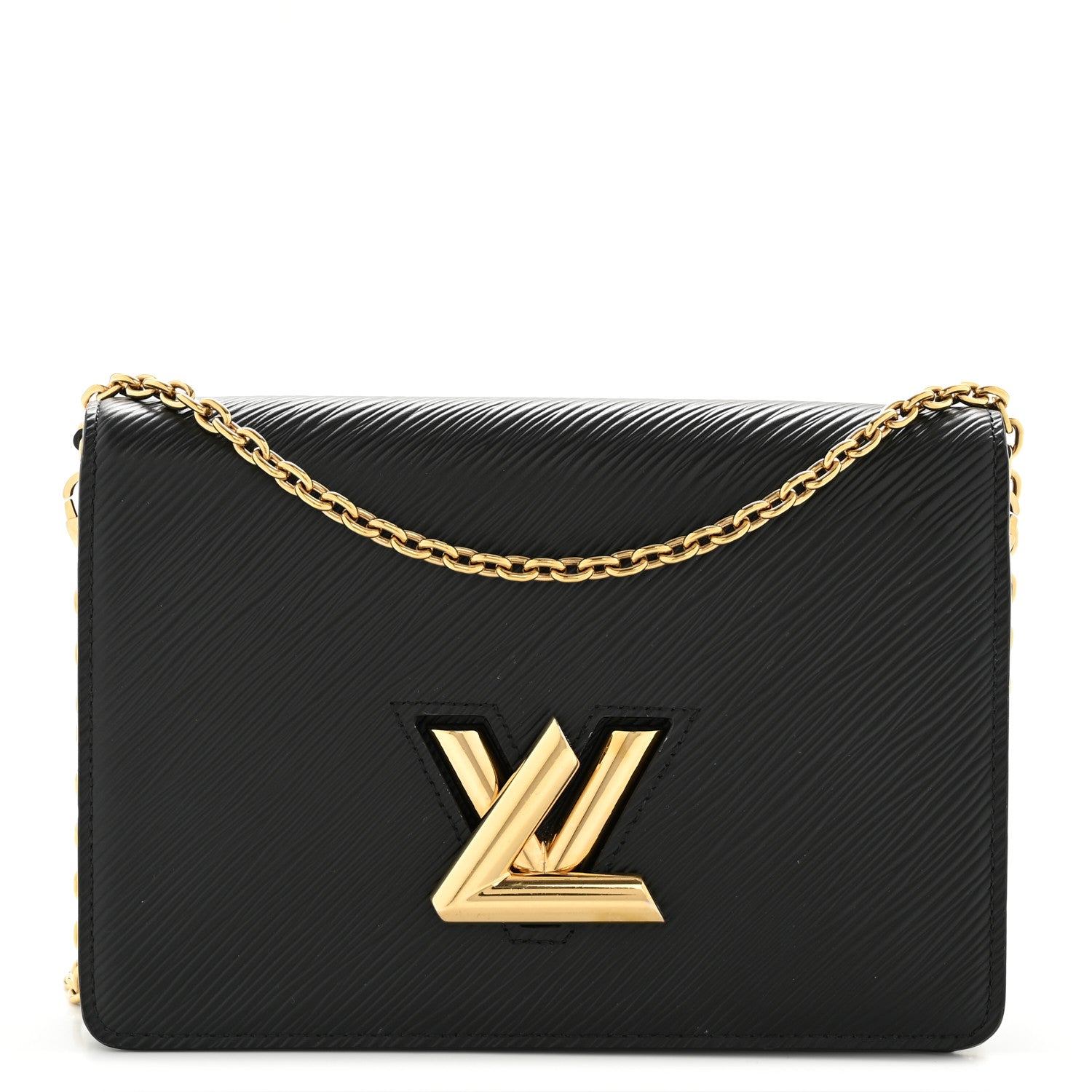 Louis Vuitton Epi Twist Belt Chain Wallet Black 1 of 12