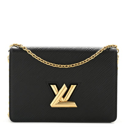 Louis Vuitton Epi Twist Belt Chain Wallet Black 1 of 12