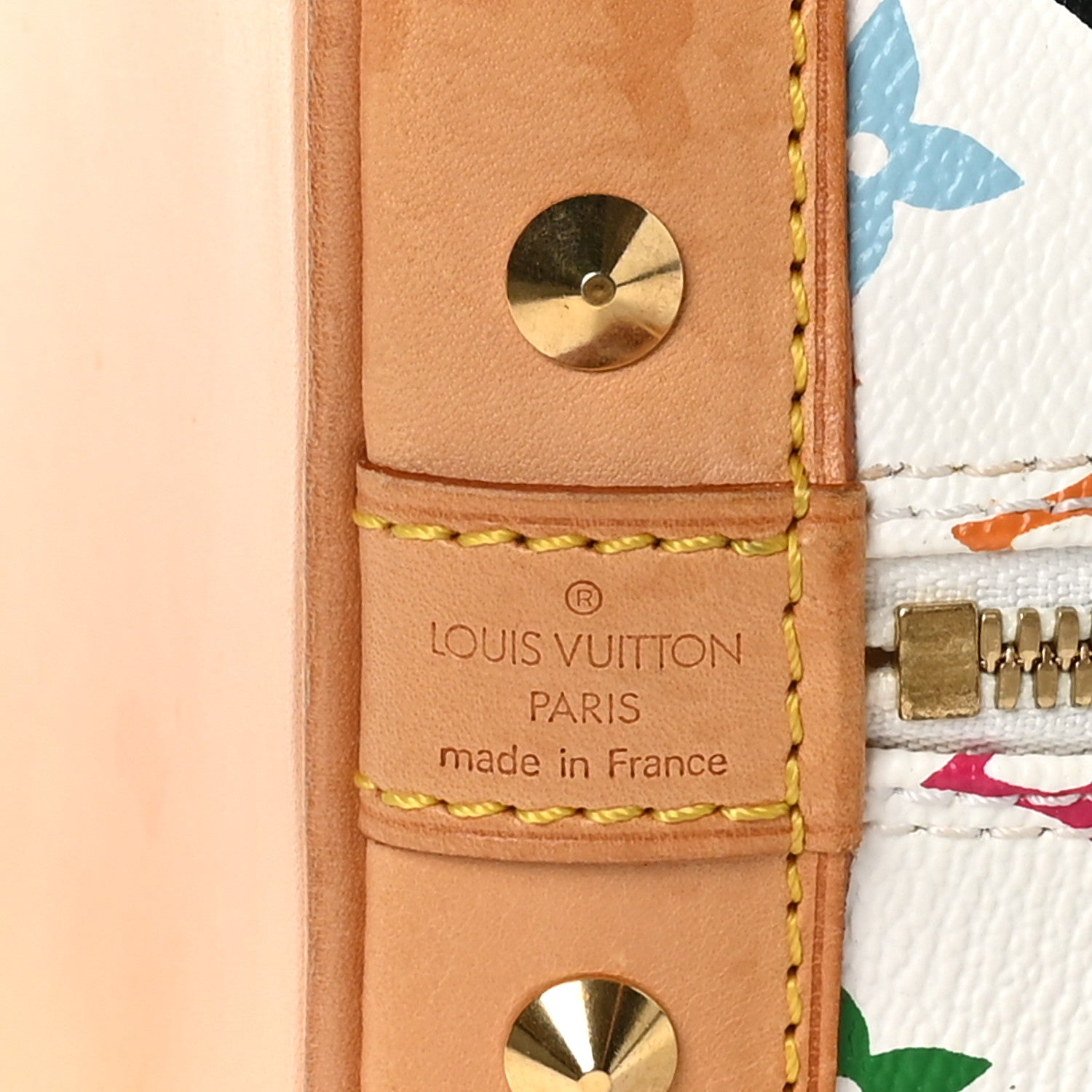 Louis Vuitton Monogram Multicolor Alma White 7 of 10