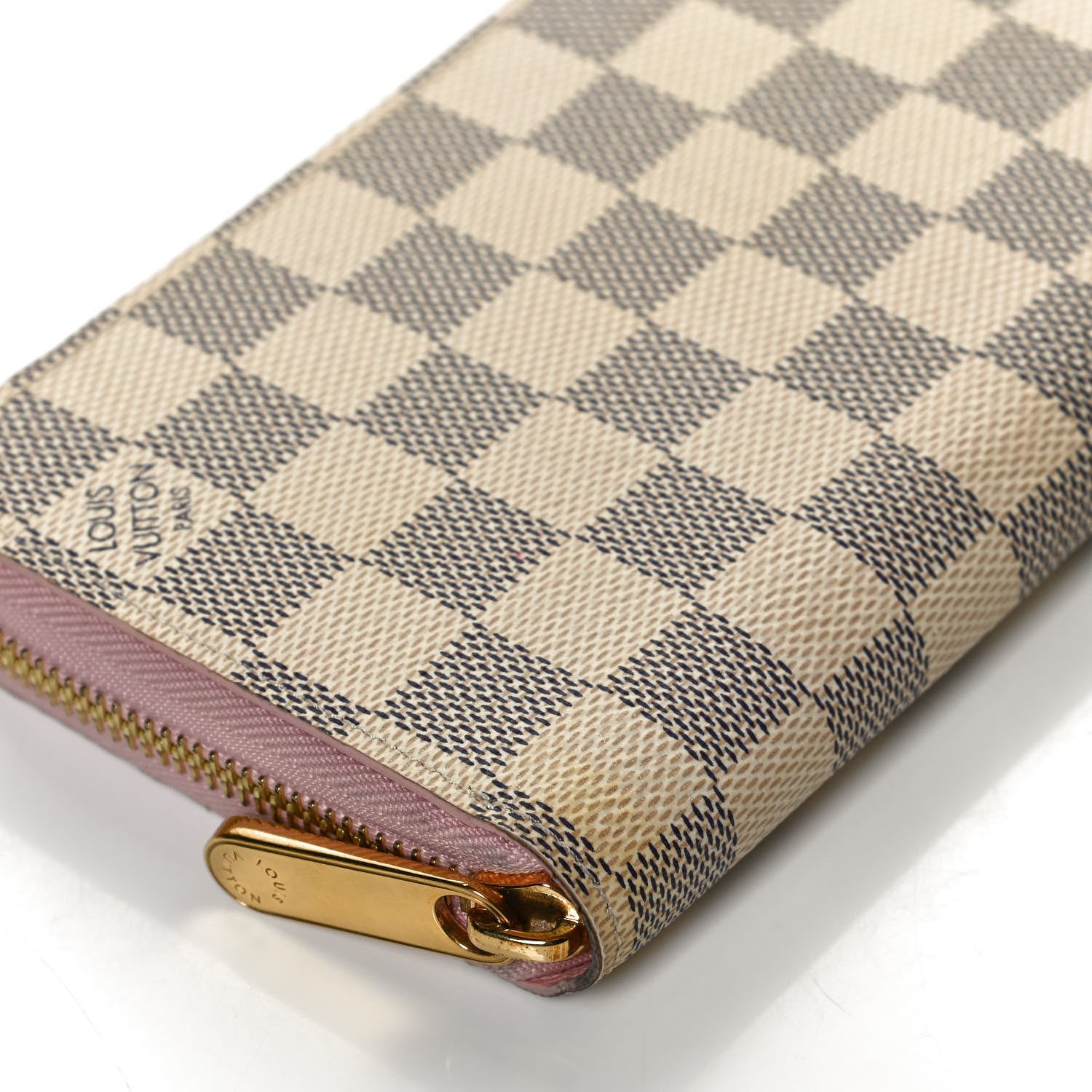 Louis Vuitton Damier Azur Zippy Wallet Rose Ballerine 9 of 9
