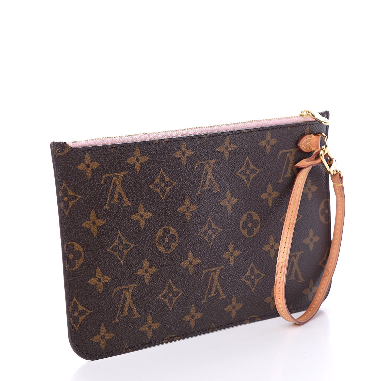 Louis Vuitton Monogram Neverfull MM GM Pochette Rose Ballerine 2 of 5