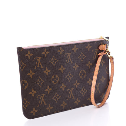 Louis Vuitton Monogram Neverfull MM GM Pochette Rose Ballerine 2 of 5