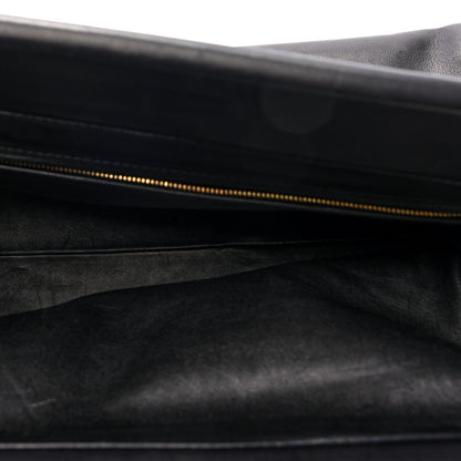The Row Saddle Calfskin Sienna Shoulder Bag Black 5 of 9