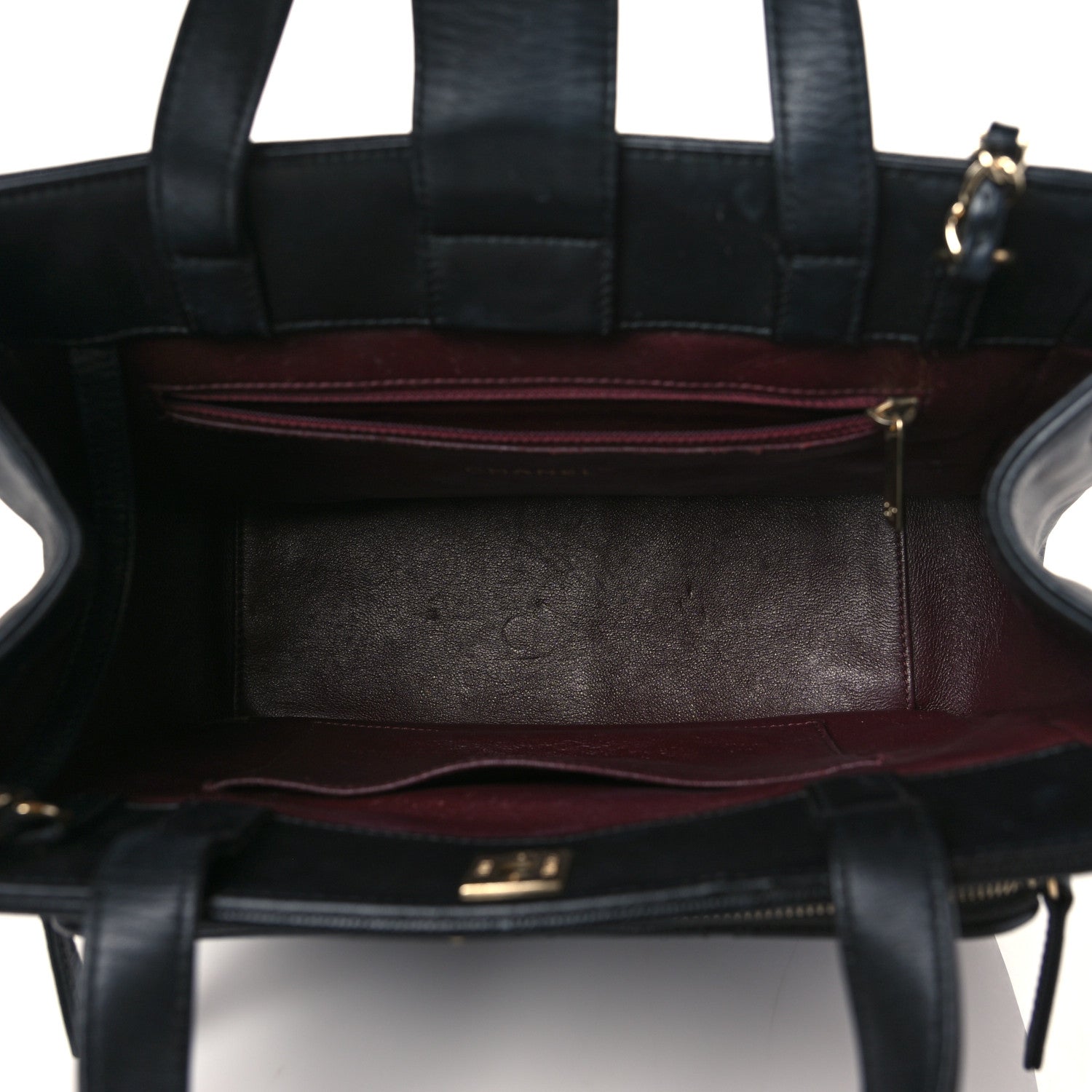 Chanel Caviar Quilted Small Business Affinity Shopping Bag Black 5 of 10