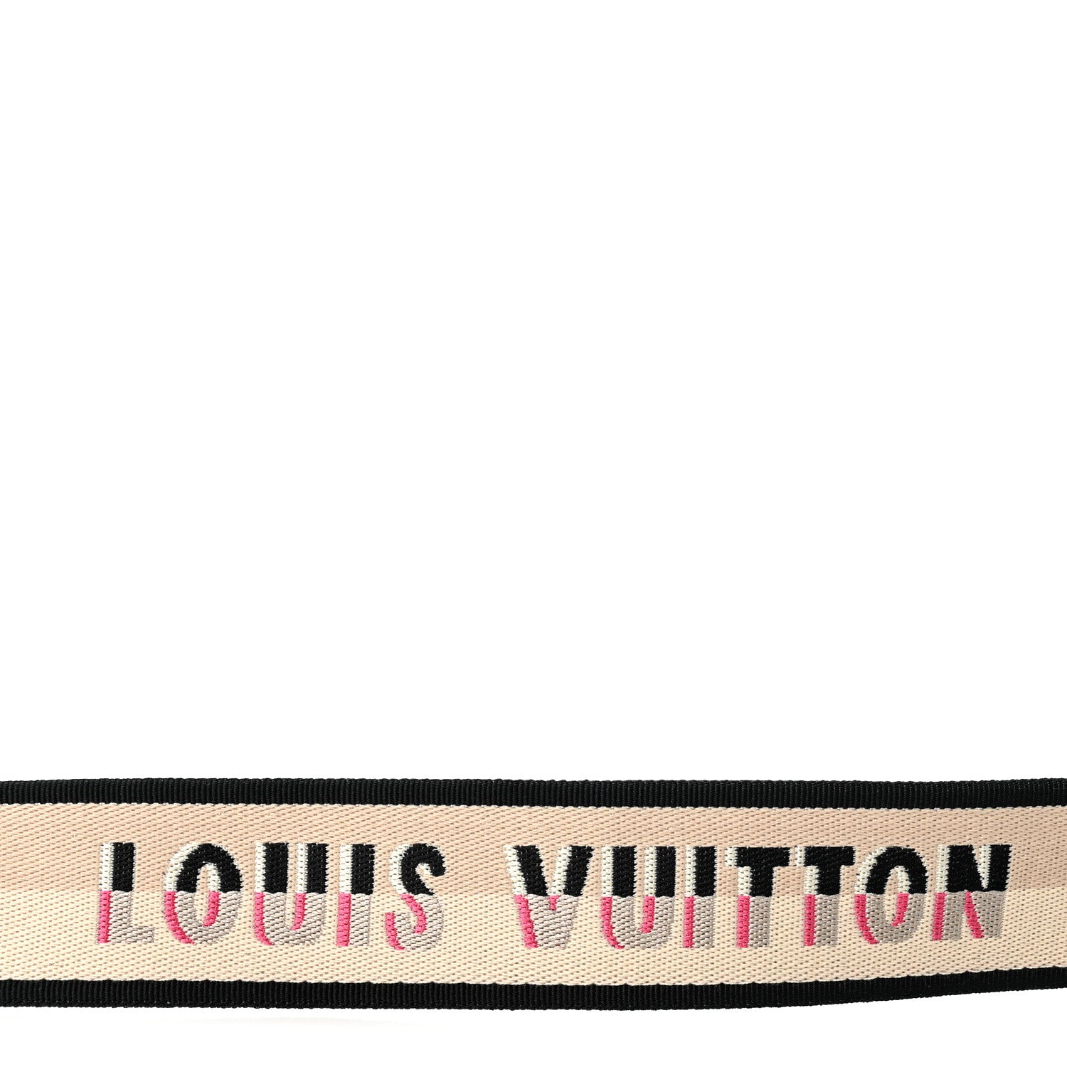 Louis Vuitton Jacquard Diane Shoulder Strap Black 4 of 4