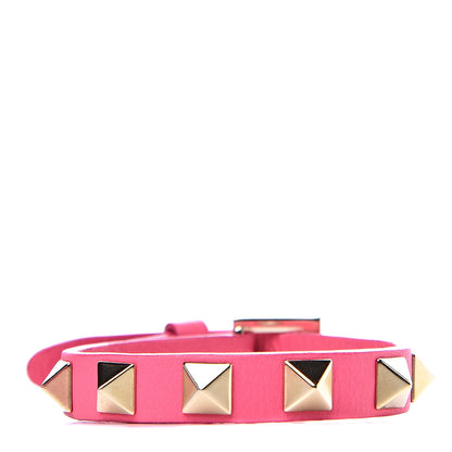 Valentino Garavani Vitello Rockstud Bracelet Pink 1 of 5