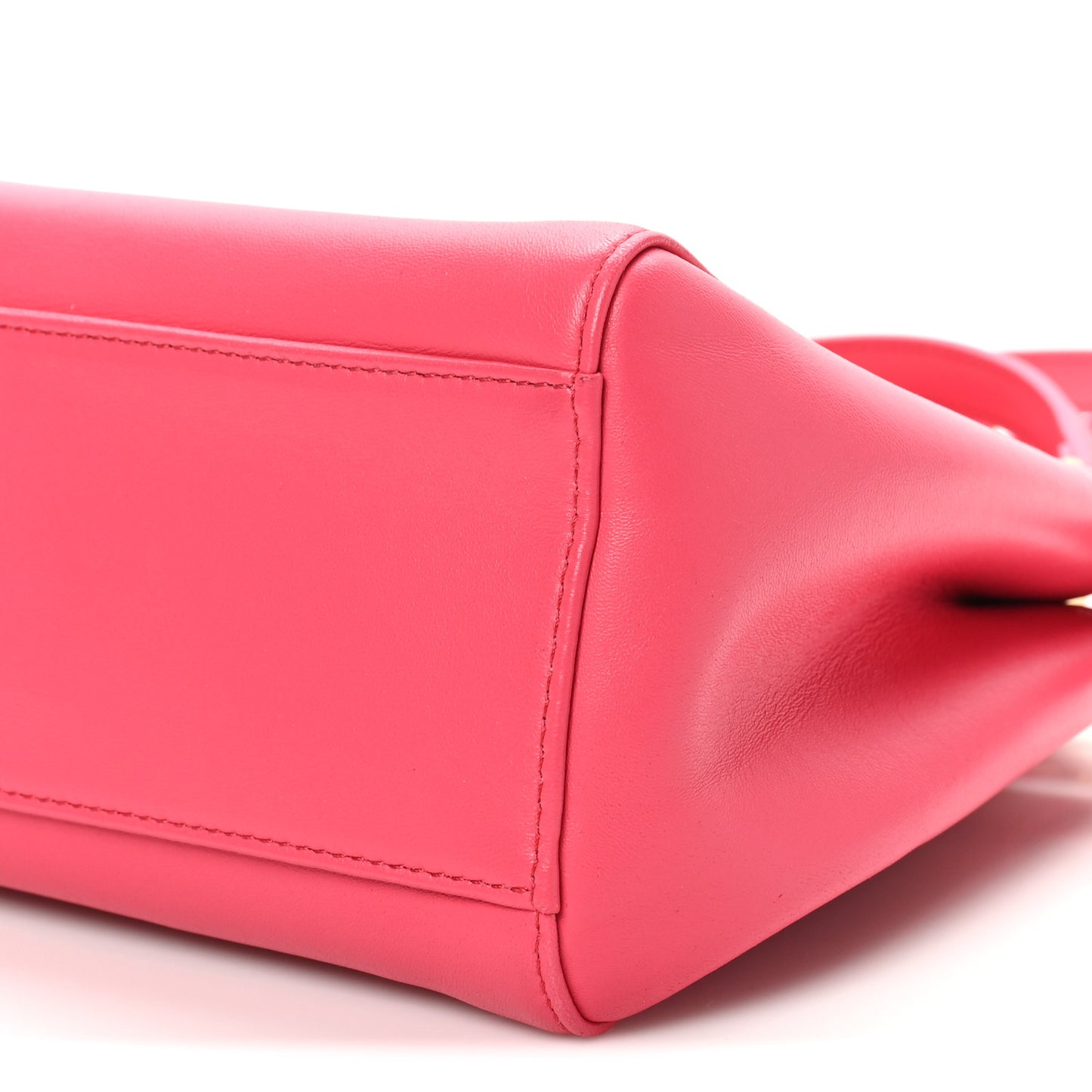 Nappa Mini Peekaboo Iconic Satchel Lampone