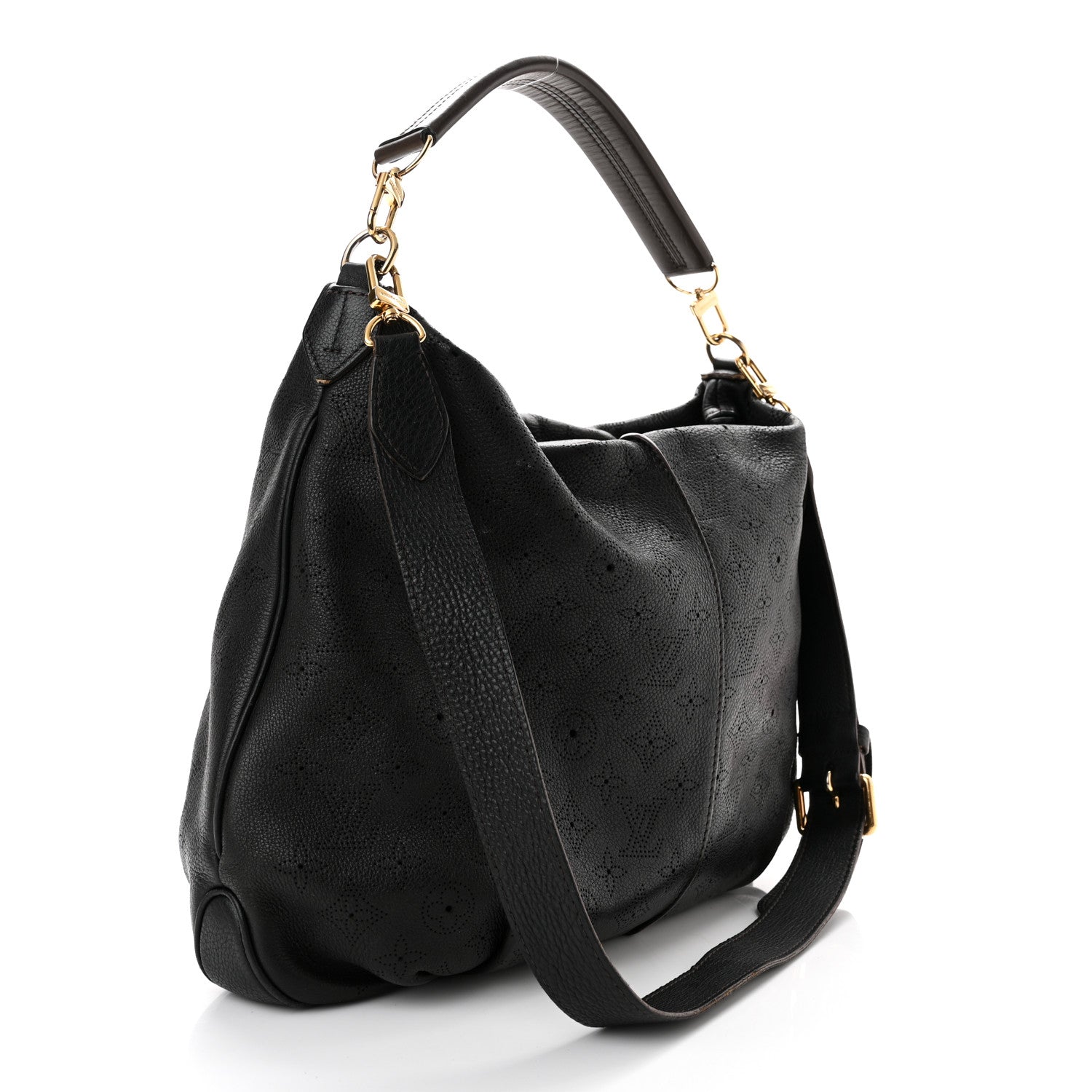 Louis Vuitton Mahina Selene MM Black 3 of 10