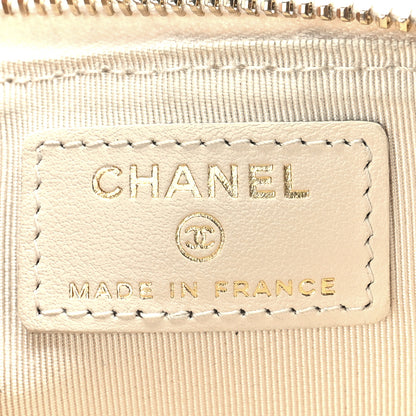 Chanel Caviar Quilted Classic iPhone Pouch Light Beige 6 of 11